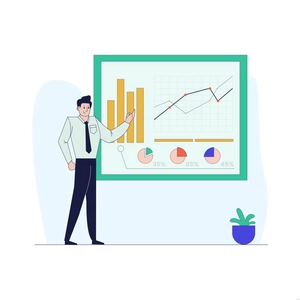 Business Report Illustration