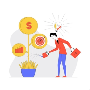 Sustainable Business Illustration