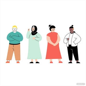 Diverse People Vector