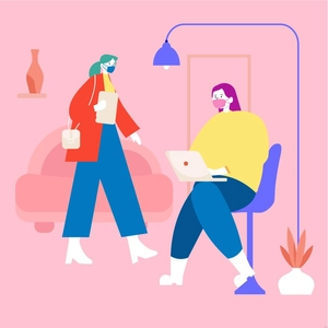 Back To Work Illustration