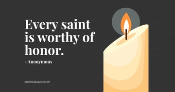 Free All Saints Day Quote Facebook Post Template to Edit Online