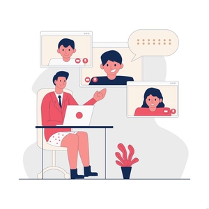 Funny Business Illustration