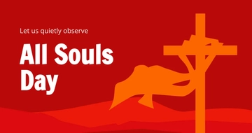Free All Souls Day Facebook Post Template to Edit Online