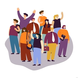 Crowds of People Vector