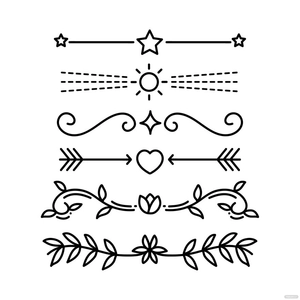 Border Doodle Vector