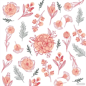 Free Spring Doodle Clipart Template to Edit Online