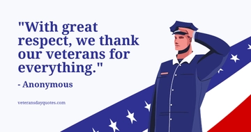 Free Veterans Day Quote Facebook Post Template to Edit Online