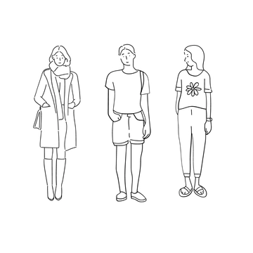 Free Person Doodle Clipart Template to Edit Online