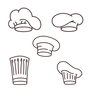 Free Chef Hat Doodle Clipart Template to Edit Online