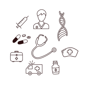 Free Medical Doodle Clipart Template to Edit Online