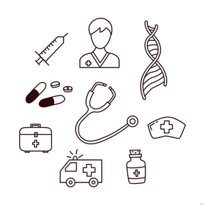 Medical Doodle Vector