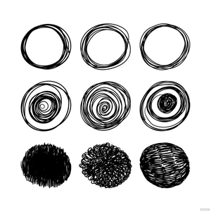 Circle Doodle Vector