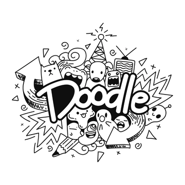Free Cartoon Doodle Clipart Template to Edit Online