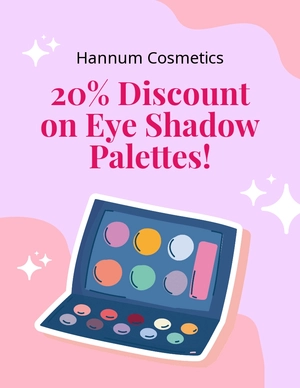 Product Discount Flyer Template