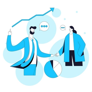 Business Conversation Illustration