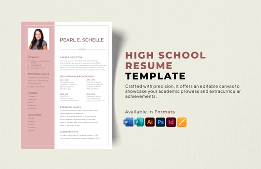High School Resume