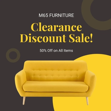 Free Clearance Discount Sale Instagram Post Template to Edit Online