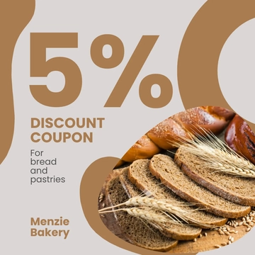 Free Discount Coupon Instagram Post Template to Edit Online