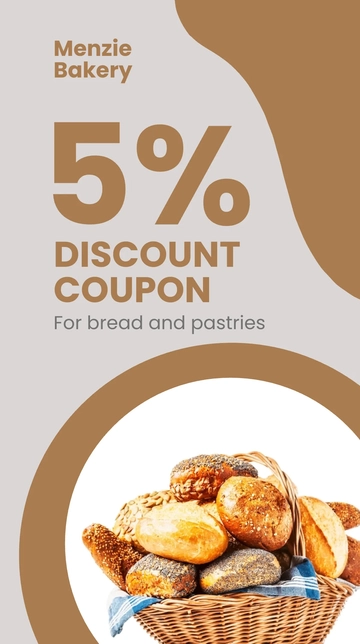 Free Discount Coupon Instagram Story Template to Edit Online