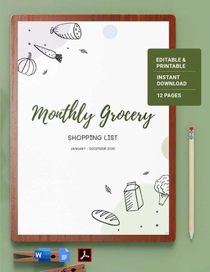 Grocery-List Template