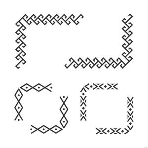 Geometric Border Vector