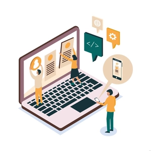 Isometric Web Illustration