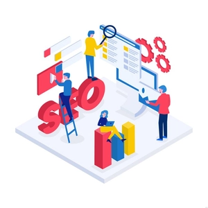 SEO Isometric Illustration