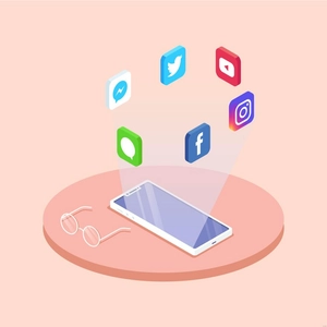 Isometric Icons Illustration