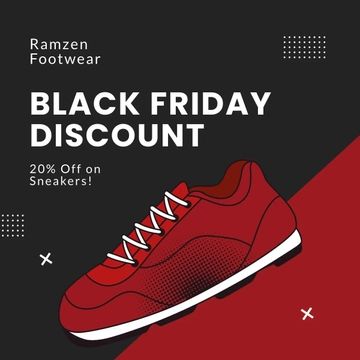 Free Black Friday Discount Instagram Post Template to Edit Online
