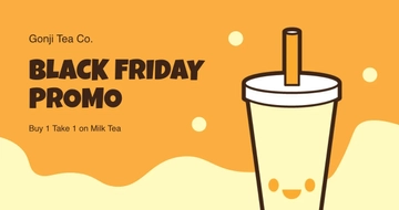 Free Black Friday Promo Facebook Post Template to Edit Online