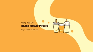 Free Black Friday Promo Youtube Banner Template to Edit Online