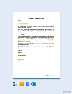 Employee Warning Letter