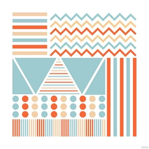Geometric Stripes Vector