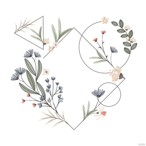 Floral Geometric Vector