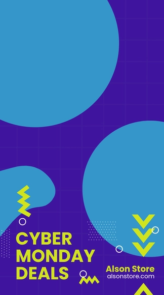 Free Cyber Monday Deals Snapchat Geofilter Template to Edit Online
