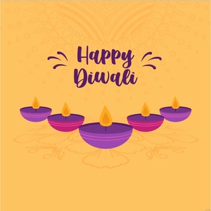 Diwali Diya Vector