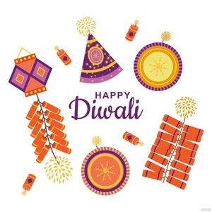Diwali Crackers Vector