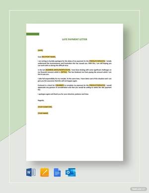 Late Payment Letter