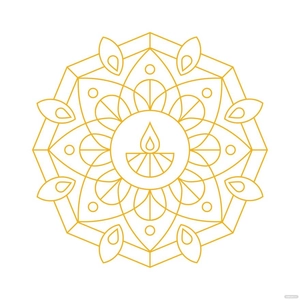 Transparent Diwali Vector