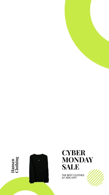 Free Cyber Monday Clothing Sale Snapchat Geofilter Template to Edit Online
