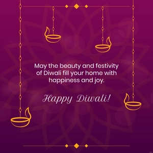 Diwali Wishes Vector
