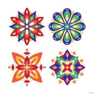 Diwali Rangoli Vector