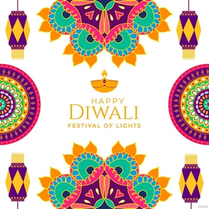 Colorful Diwali Vector