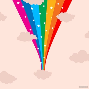 Rainbow Star Vector