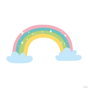 Rainbow Cartoon Vector