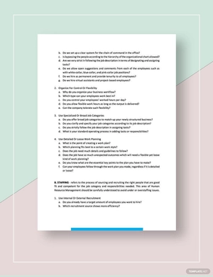 Possible Human Resource Management Strategies Template Possible Human Resource Management Strategies Template