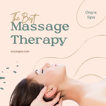 Free Massage Therapy Ad Instagram Post Template to Edit Online