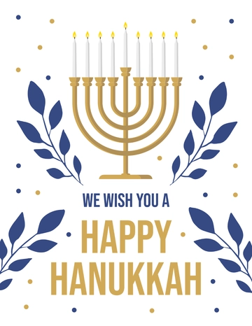 Free Happy Hanukkah Flyer Template to Edit Online