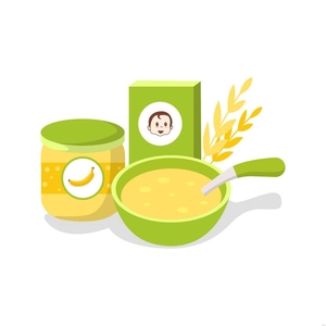 Baby Food Illustration