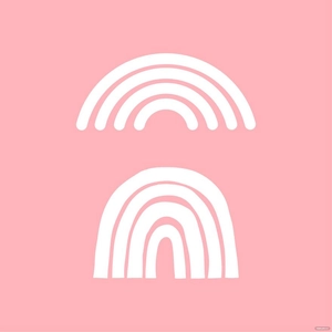 White Rainbow Vector